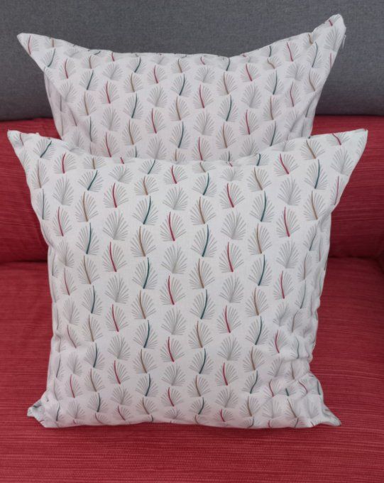 Lot de 2 housse de coussin 45x45